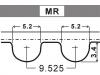 Correa dentada Timing Belt:60561244