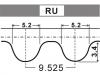 Steuerriemen Timing Belt:03L 109 119 D