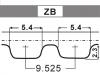 Correa dentada Timing Belt:636352